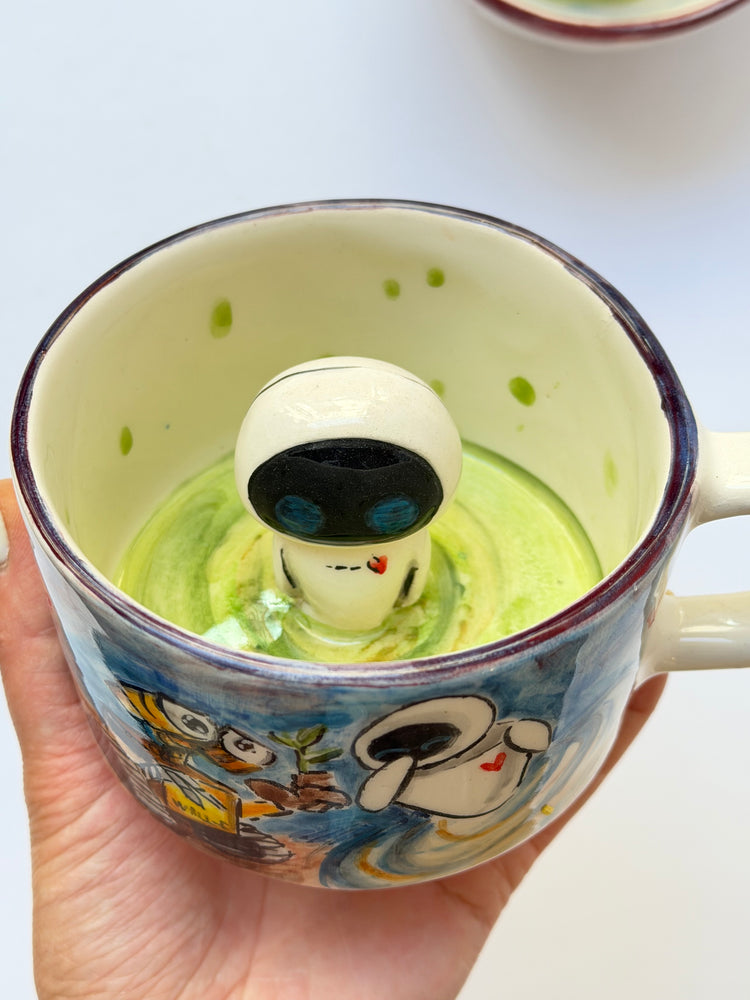 Couple handmade ceramic mugs
