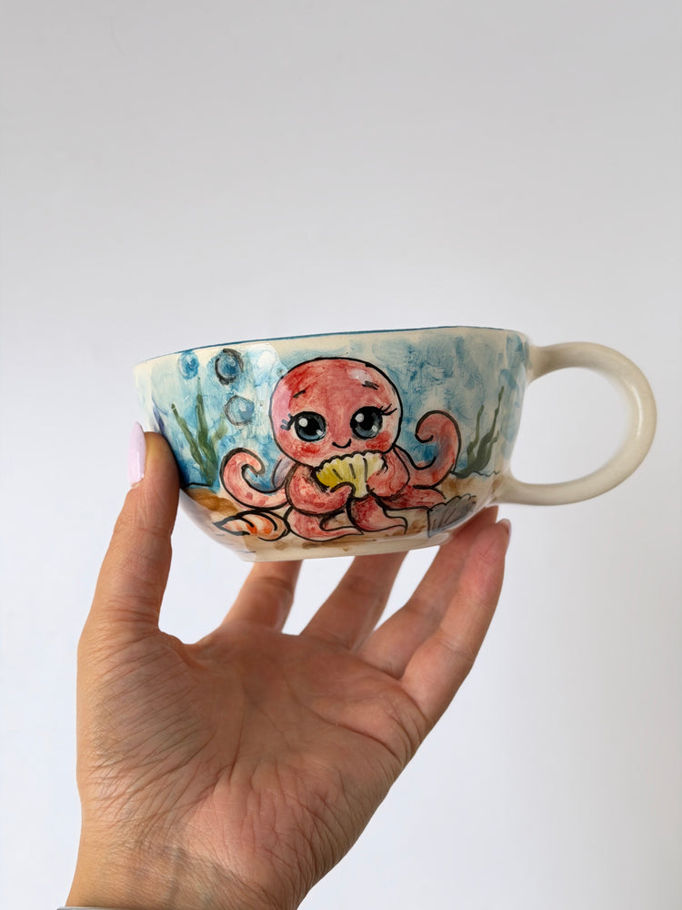 Octopoda handmade ceramic mug