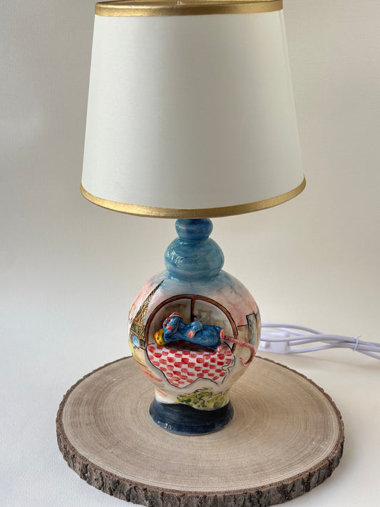 Little Chef handmade lamp ceramic