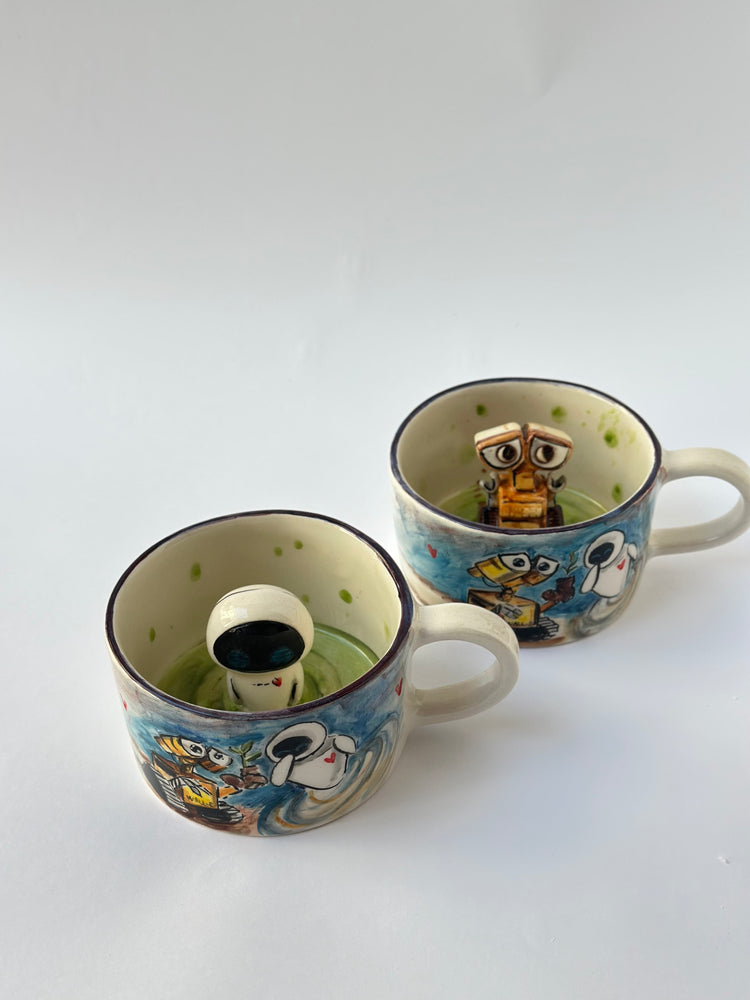 Couple handmade ceramic mugs
