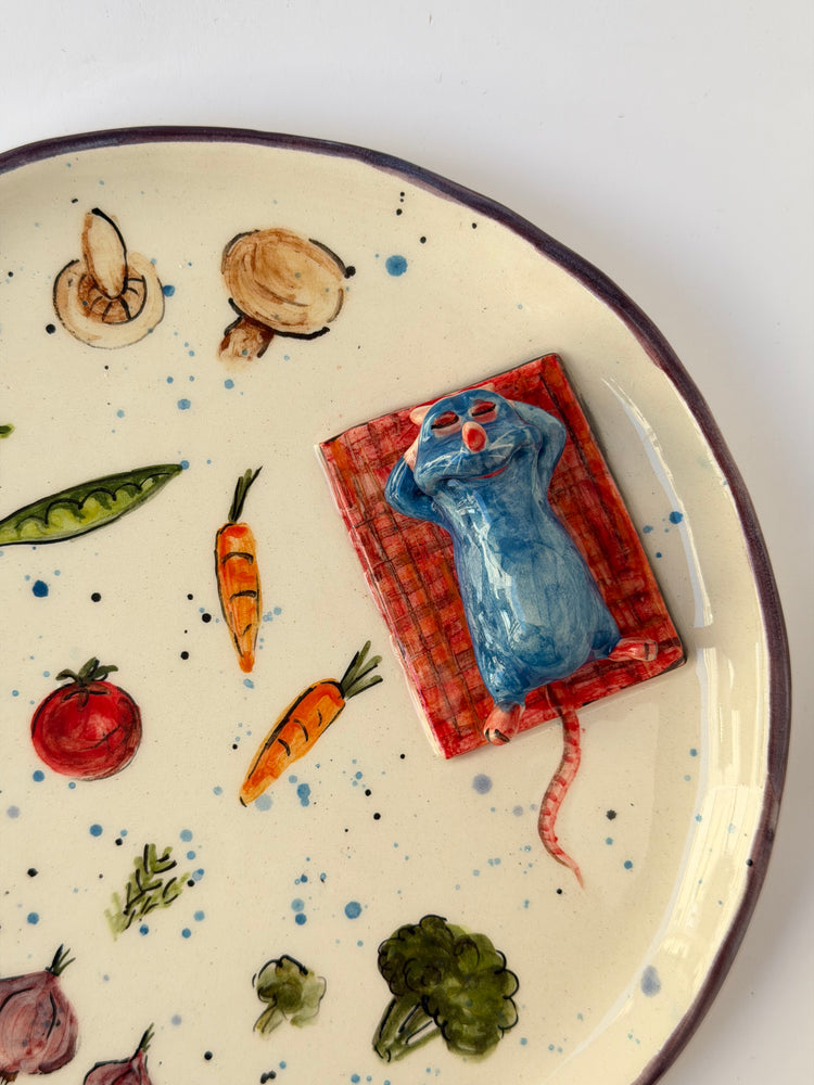 Little Chef handmade ceramic plate