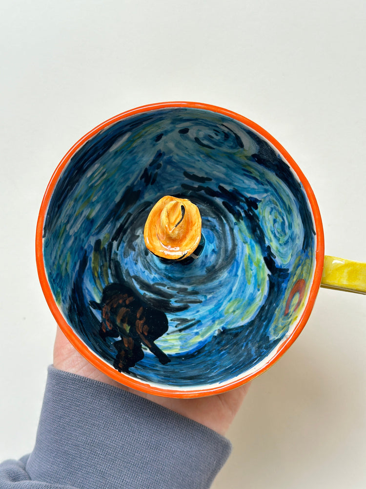 Vincent Wan Gogh handmade mug