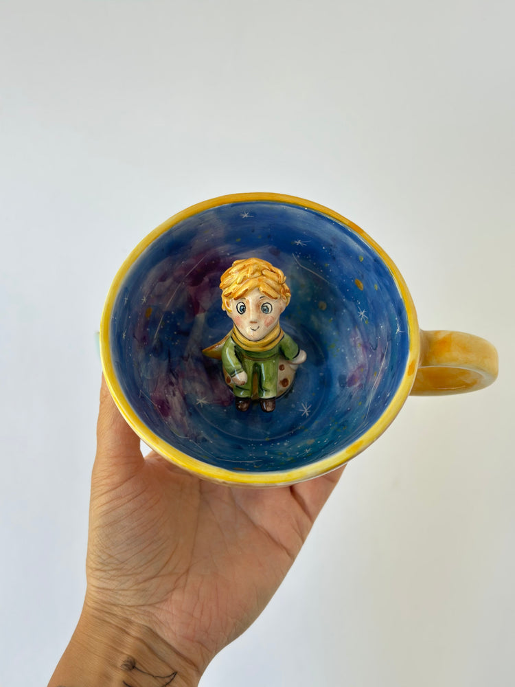 Little Prince handmade ceramic mug