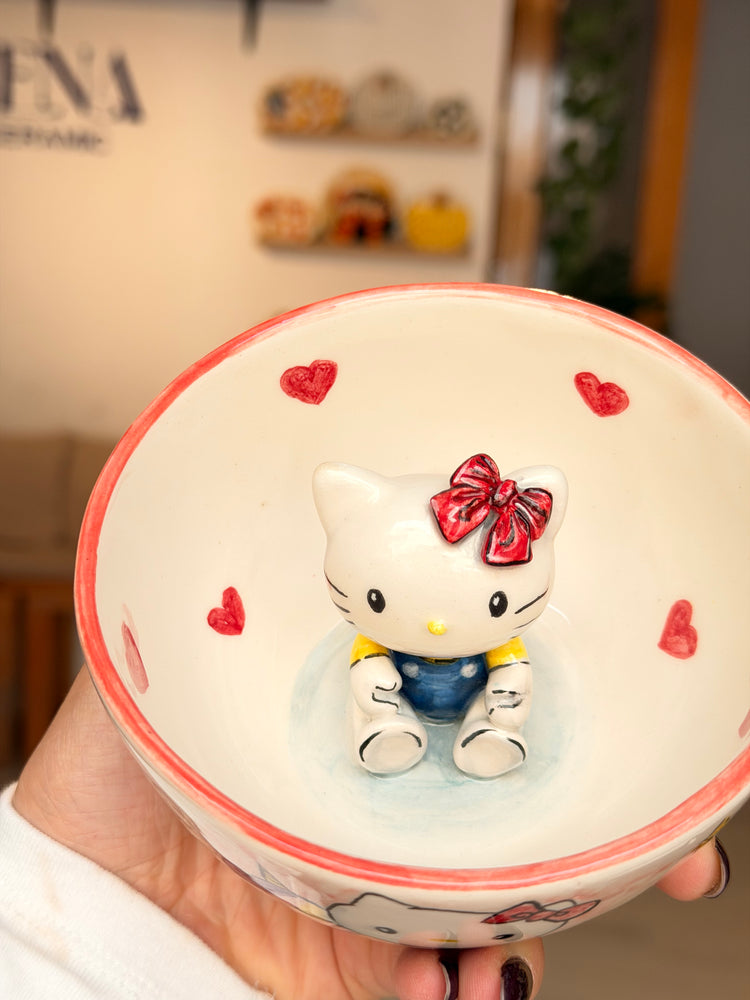 Cat handmade ceramic mug