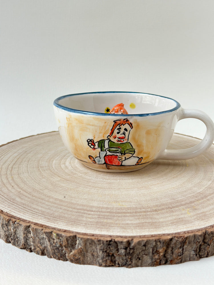 The boy who lives on the roof Handmade mug ceramic