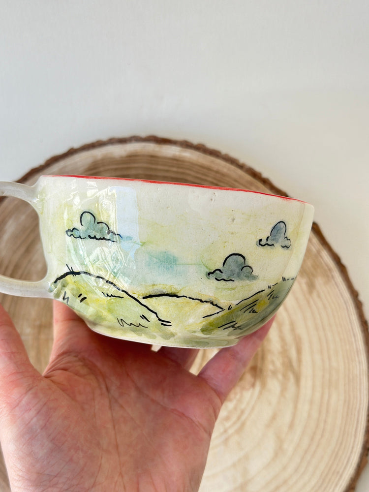 Handmade ceramic mug