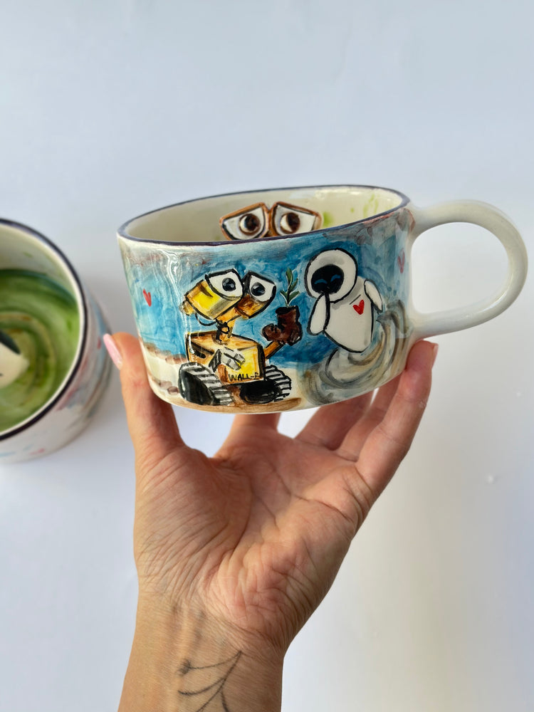 Couple handmade ceramic mugs