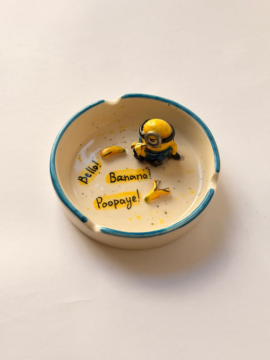 Bananaa Handmade ceramic ashtray