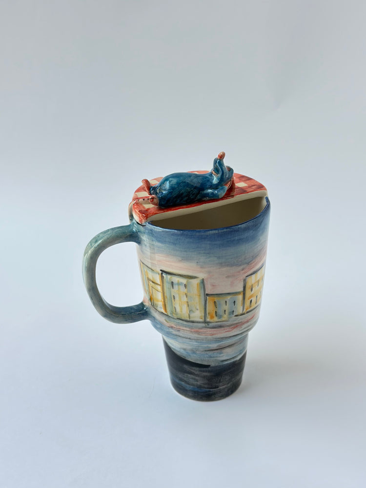 Little Chef takeaway handmade ceramic mug