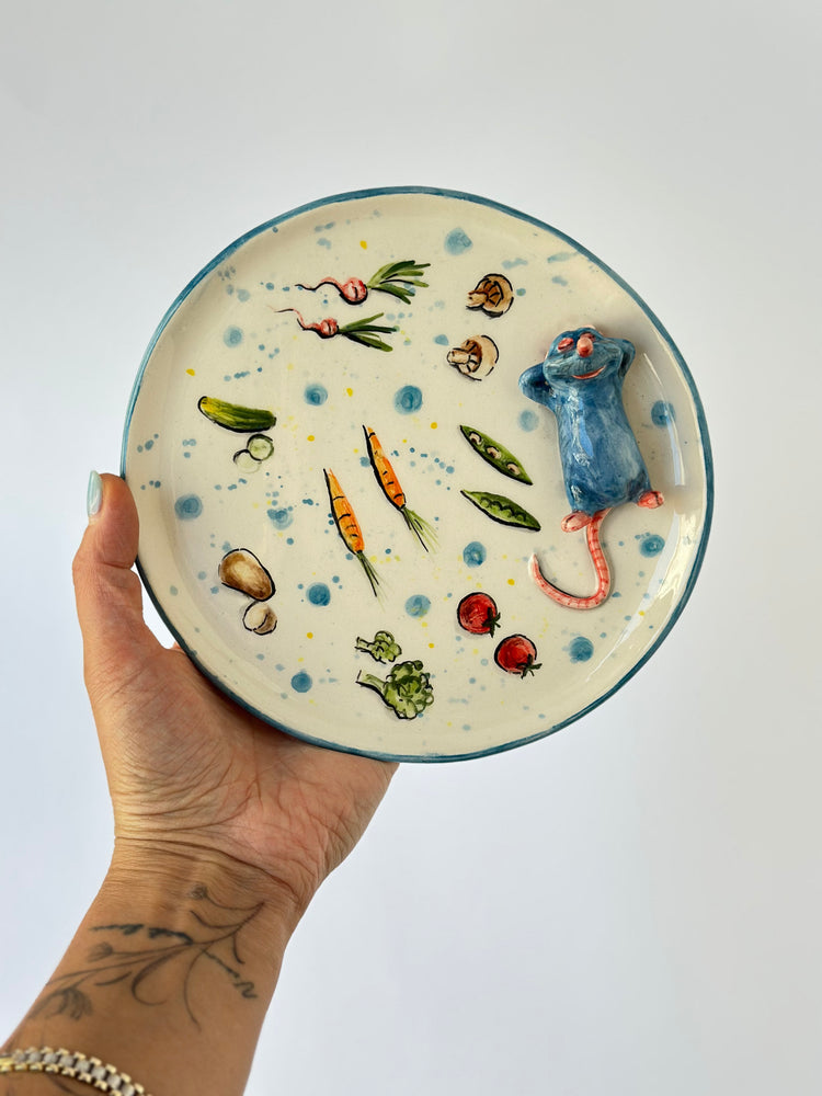 Little Chef handmade ceramic plate