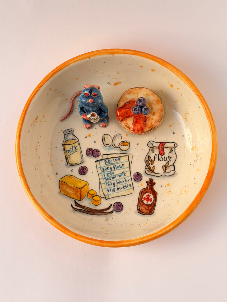 Little Chef handmade ceramic bowl