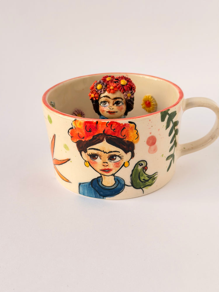 Frida handmade ceramic mug