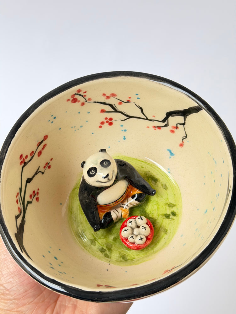 Chubby Teddy handmade ceramic mug