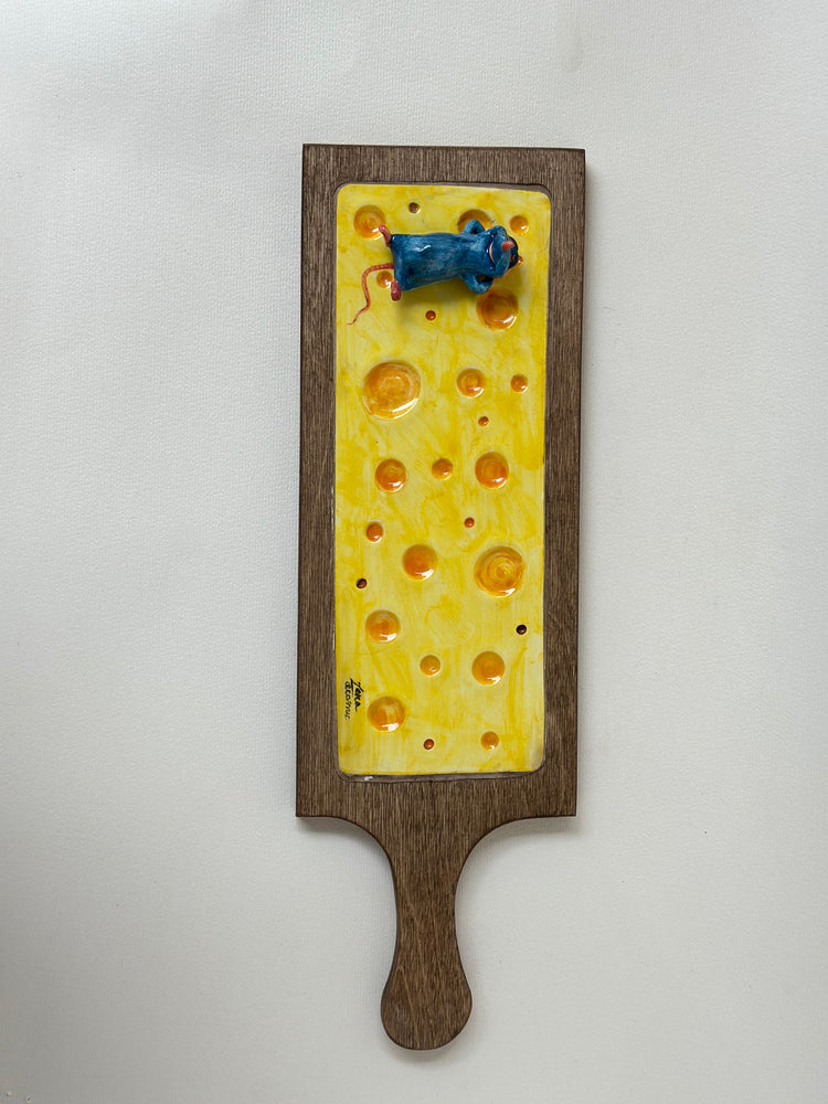 Handcrafted Wooden and Ceramic Serving Pieces