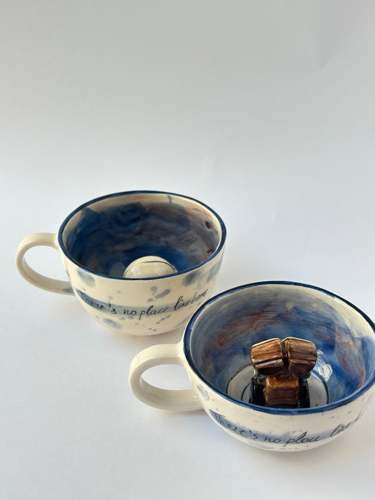 Couple handmade ceramic mugs