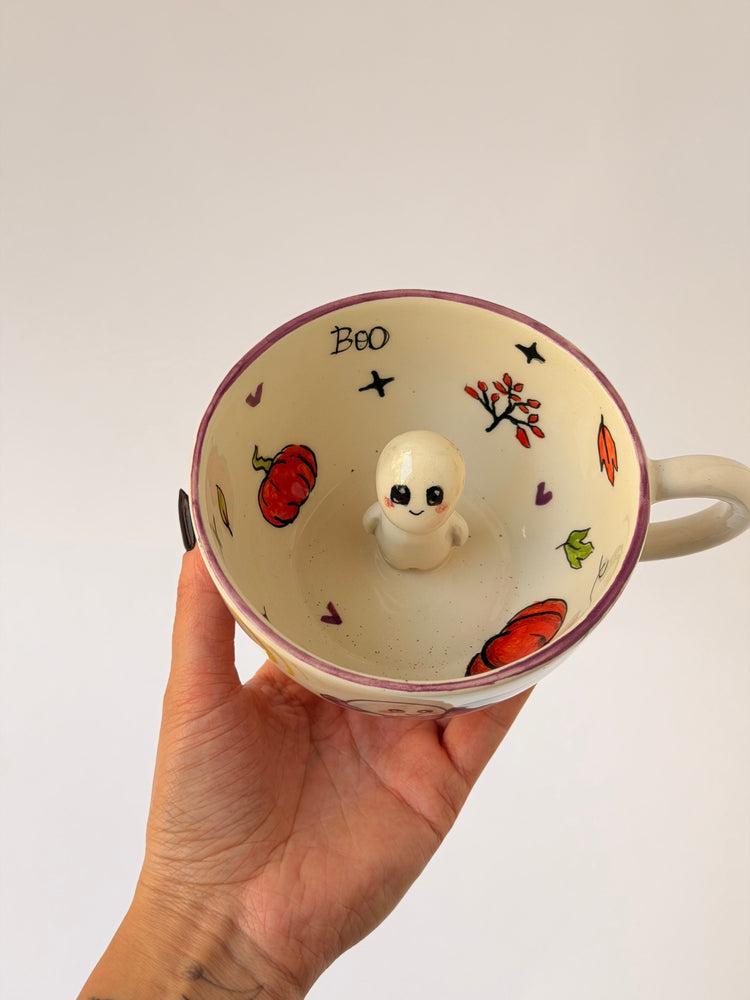 Ghost handmade ceramic mug