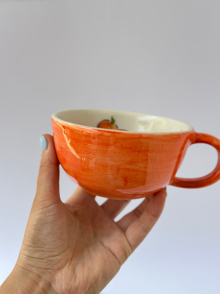 Cherubi handmade mug and plate
