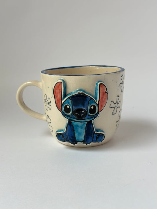 Stitch handmade mug