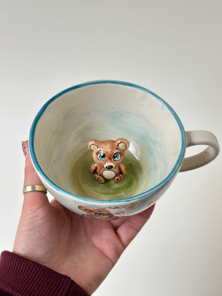 Teddy handmade mug