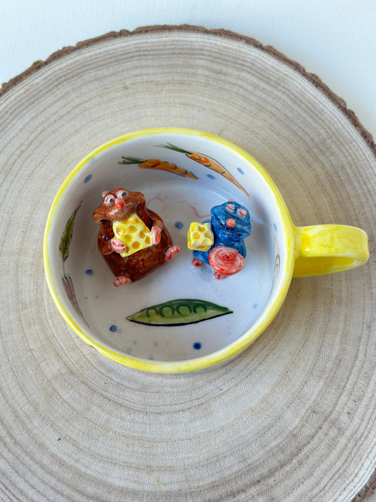 Little chef and Emily handmade mug