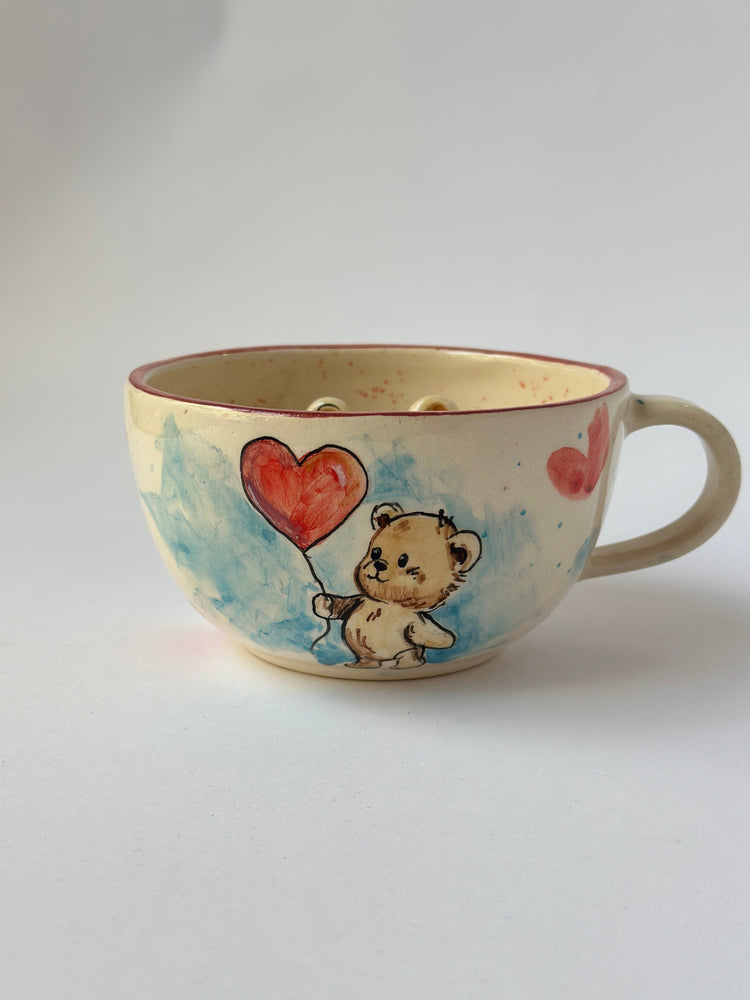 Teddy handmade mug
