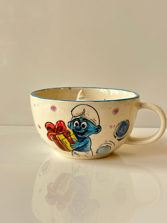 Figurine mug from the Smurfs movie🩵