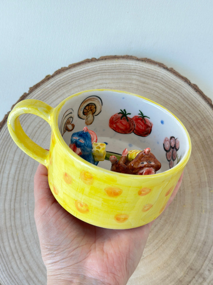 Little chef and Emily handmade mug