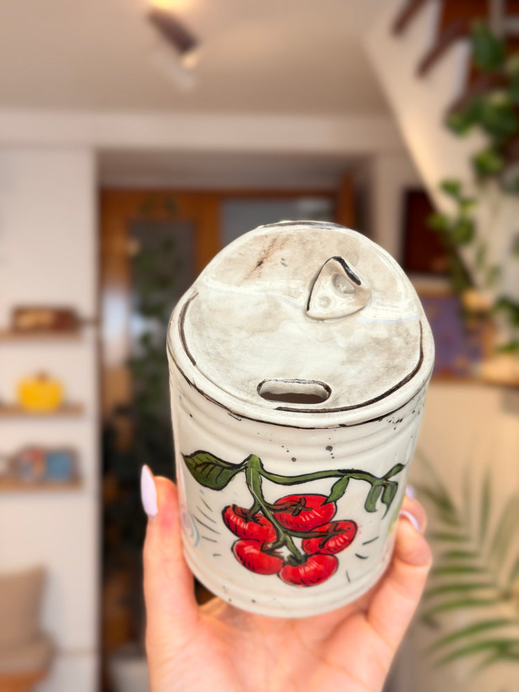 Tomato concerve handmade ceramic mug