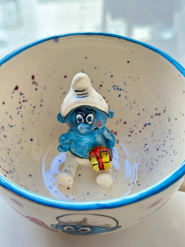 Figurine mug from the Smurfs movie🩵