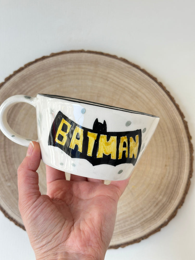 Black Phantom handmade mug