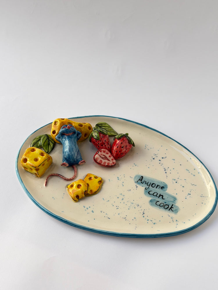 Little Chef handmade ceramic plate