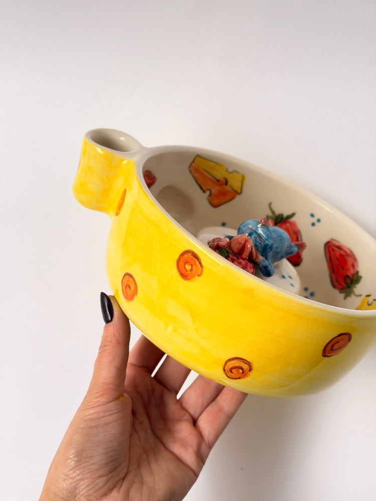 Little Chef handmade ceramic washing bowl