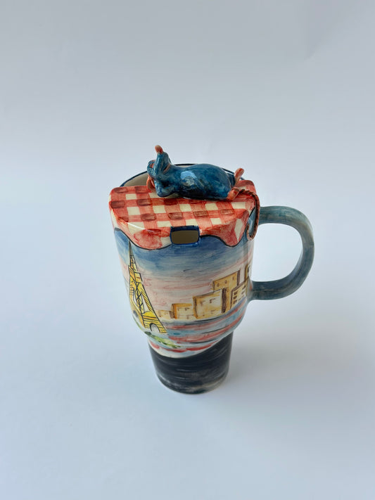 Little Chef takeaway handmade ceramic mug