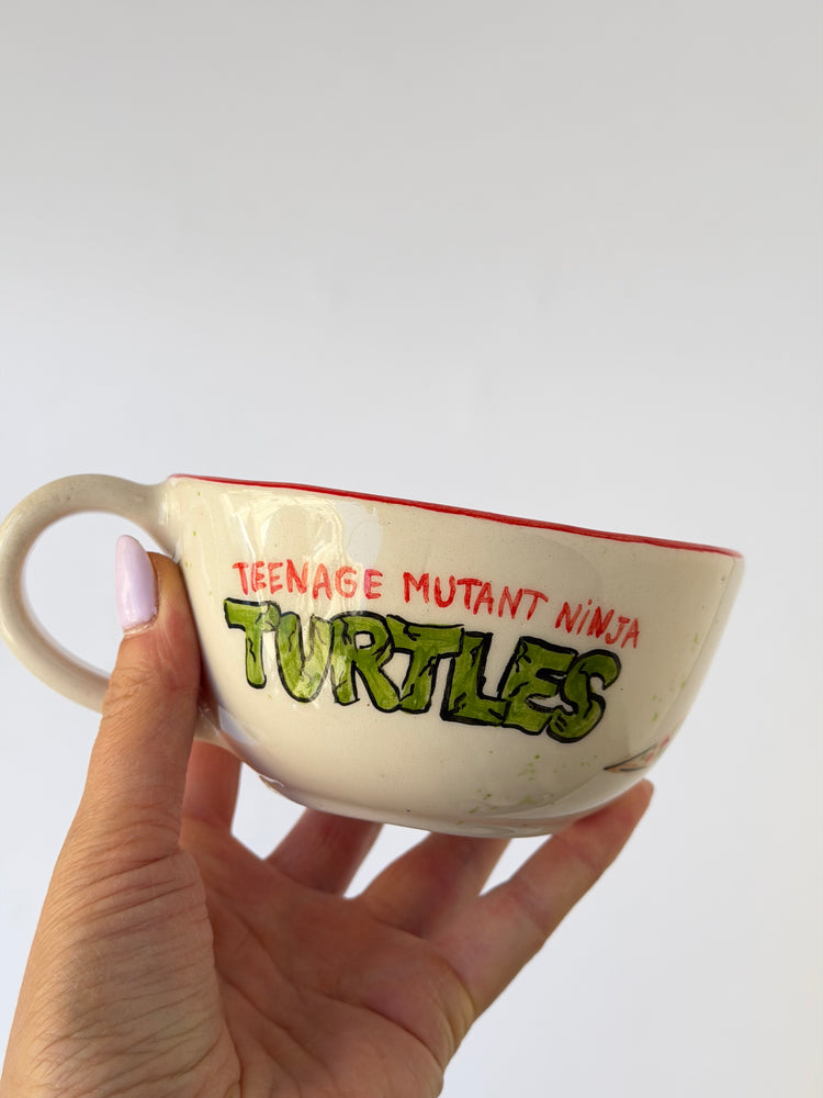 Turtle handmade ceramic mug