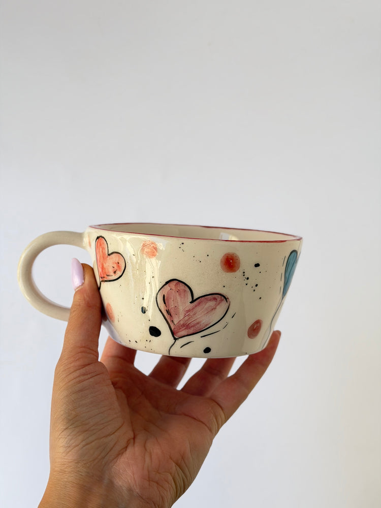 Teddy handmade ceramic mug