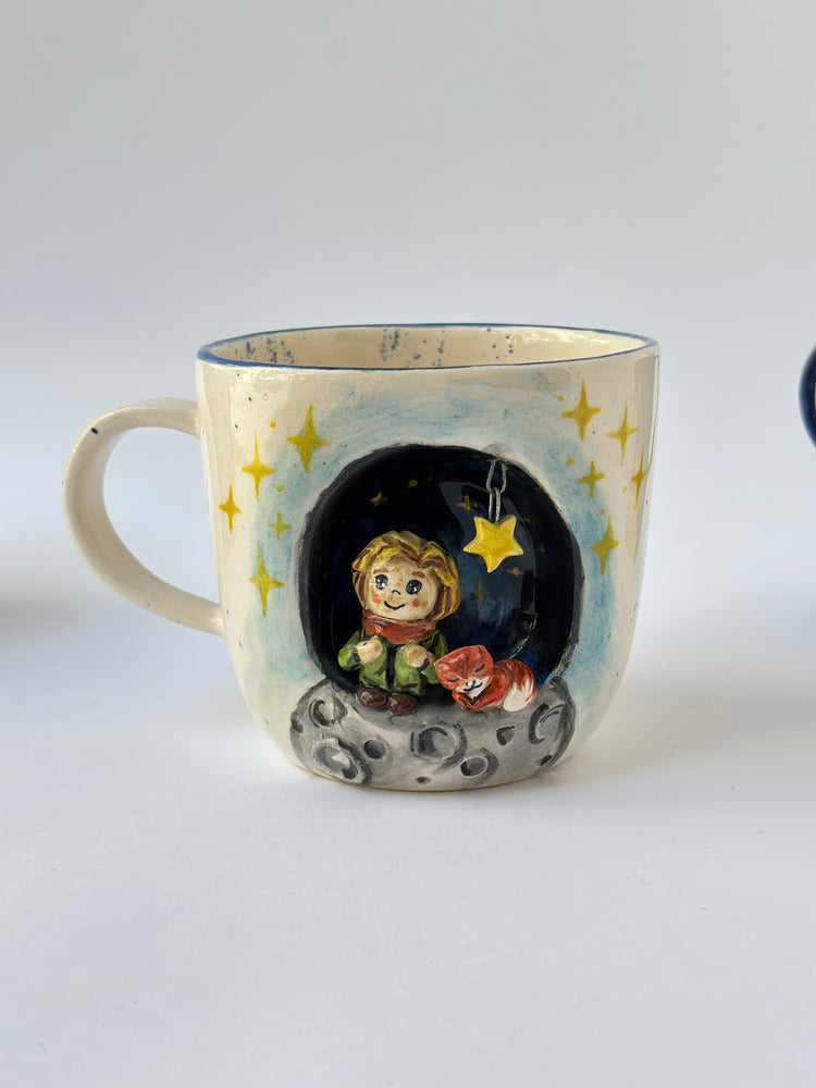 Little prince handmade mug