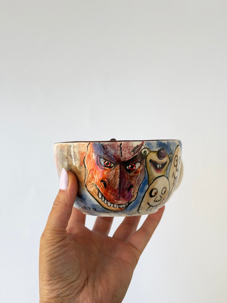 Ground sloth handmade ceramic mug