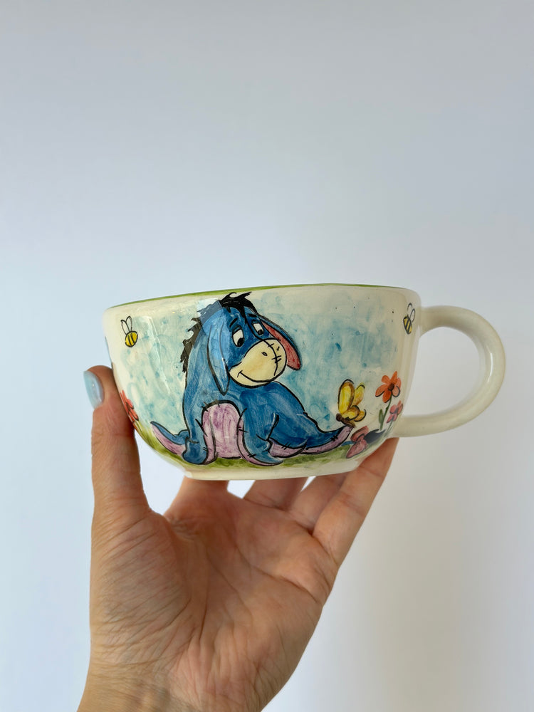 Donkey ceramic handmade mug