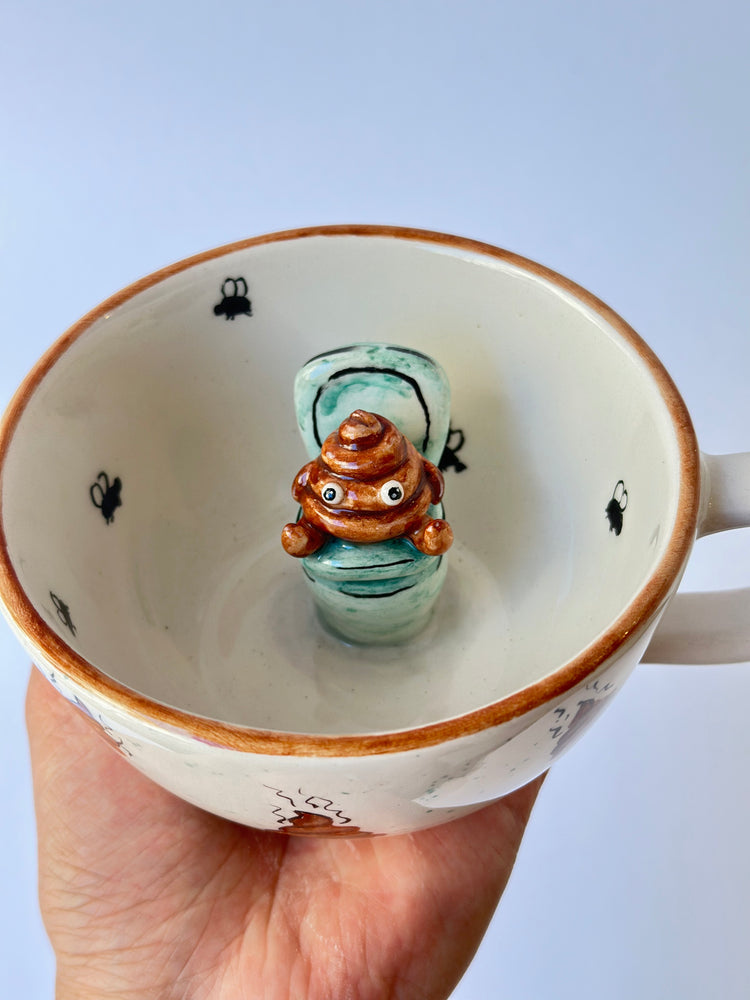 Hot Chocolate handmade ceramic mug😄