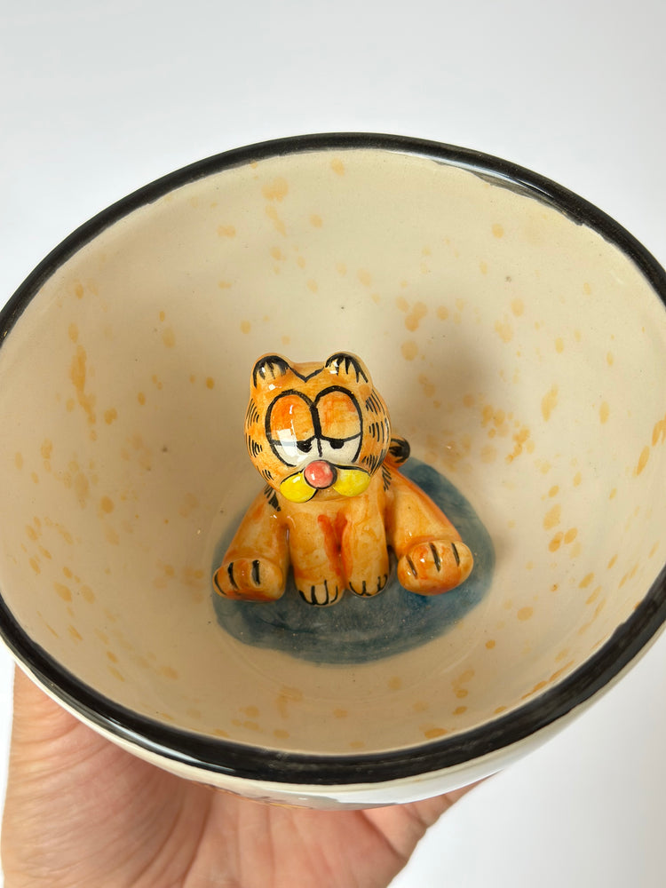 Cat handmade ceramic mug