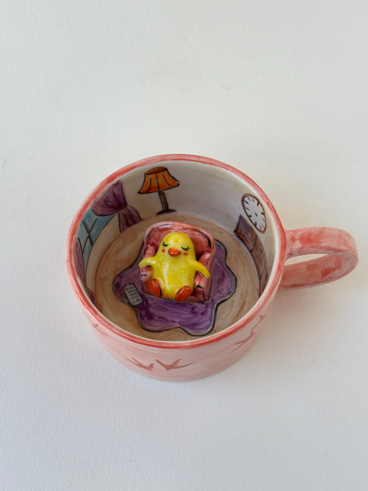 Duck handmade mug