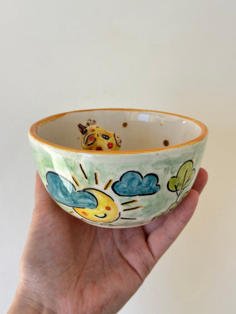 Giraffe handmade mug