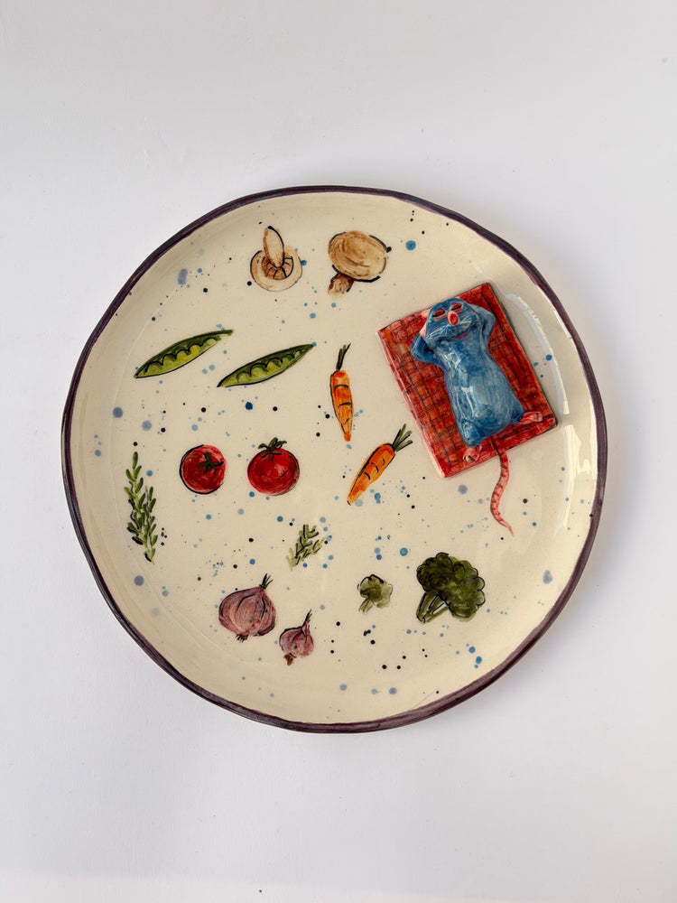 Little Chef handmade ceramic plate