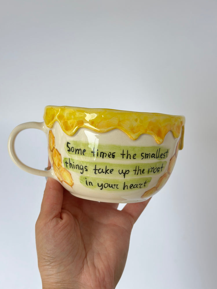 Bear handmade mug ceramic