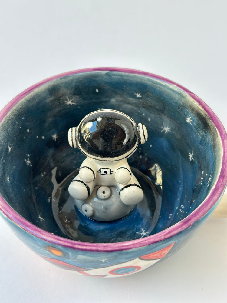 Astronaut handmade ceramic mug
