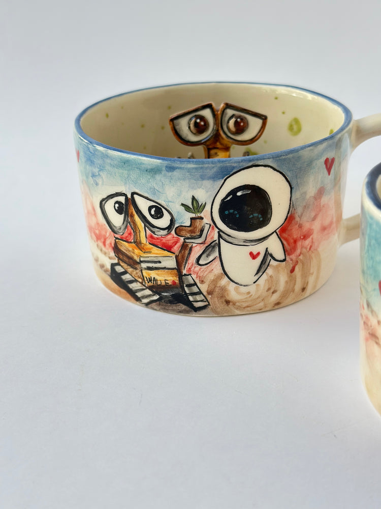Couple handmade ceramic mugs