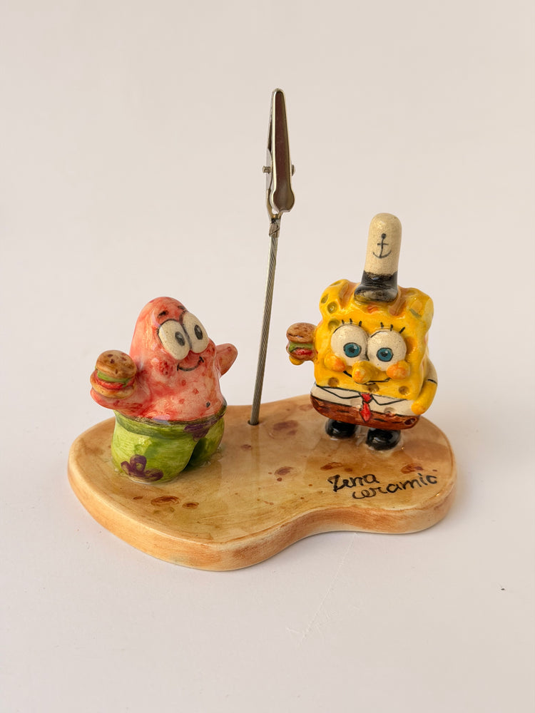 Sponge and Star handmade holder