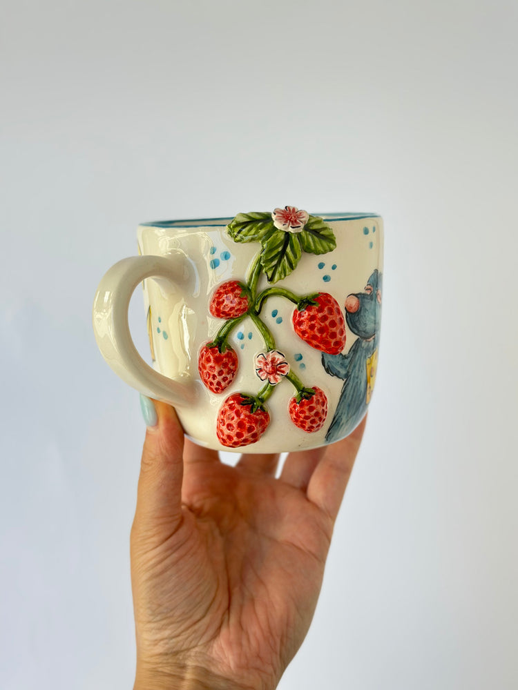 Little chef handmade ceramic mug