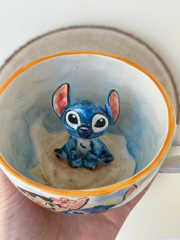 Stitch handmade mug