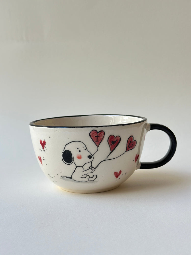 Snoopy handmade mug